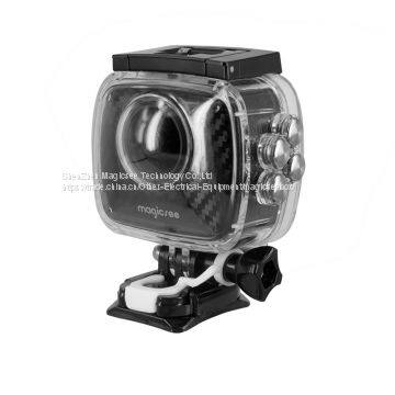 Magicsee P3 360 Degree Panoramic Action Sports Camera 1520P HD Dual Lens Video Recorder Camera 1500mAh With Waterproof c