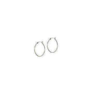 Competitive price Stainless Steel Hoop Earrings with Diamond Decoration