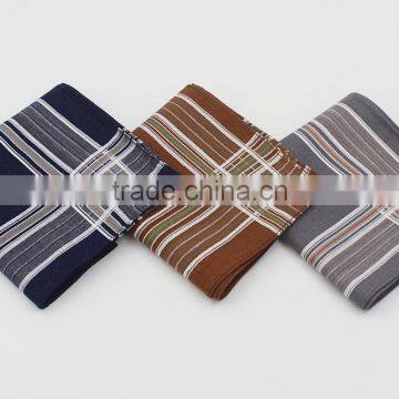 Factory Direct Hot Sale Wholesale 100% Cotton Mens Handkerchief photo-3
