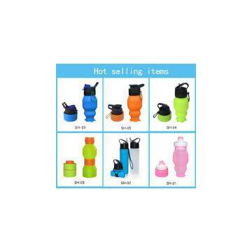 New Design Foldable Silicone Water Bottle Model photo-3