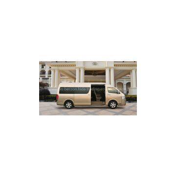 China 6M pure electric Mini bus/hiace/van with comfortable seats