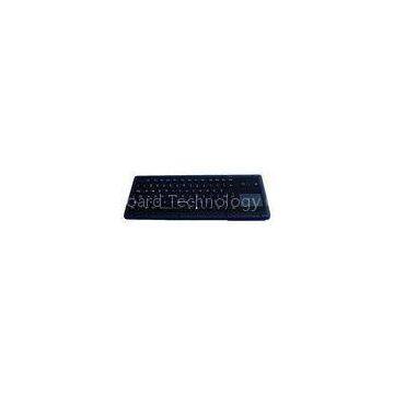 Rugged backlit USB keyboard For military , black metal keyboard