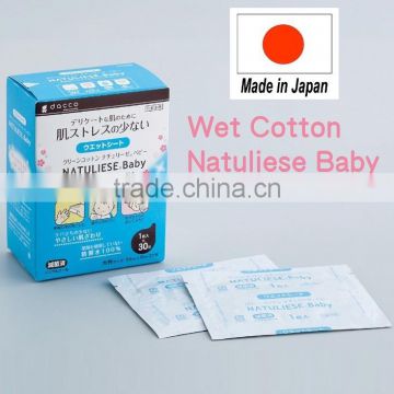 Japan Wet Cotton Baby wet wipe Two-fold, 1sheet (30 packs) Wholesale