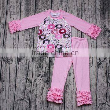 Promotion Long Sleeve T-shirt Icing Pants Clothing Set for Babies Infant Boutique Outfits Wholesale Cheap Autumn Spring Clothes photo-3