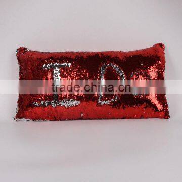 2017 Magic Sequins Mermaid Pillow Cover /Reversible Sequin Fabric Color Changing Pillow photo-3