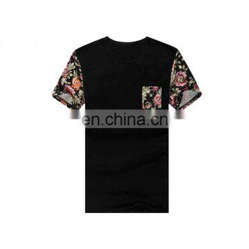 Custom t Shirt, Men's T Shirt, Floral Sleeve Tshirts