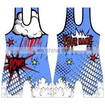 China Made Sublimated Wholesale Functional Weightlifting Singlet