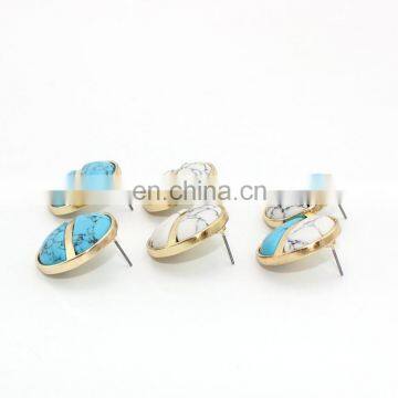 Turquoise Stud Earrings photo-4