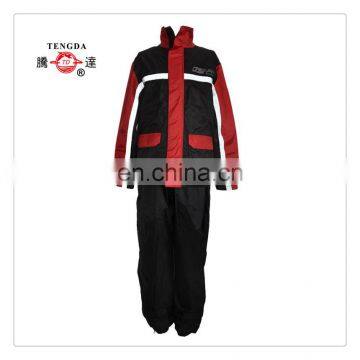 Rain Suits Manufacturer 190T Polyester PVC Reflective Rain Suits