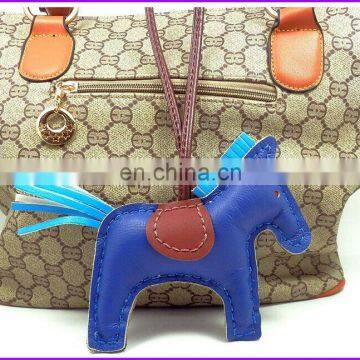 wholesale fashion women bag accessory 100% handmade delicate horse key chain