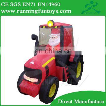 Inflatable Christmas Decoration, Inflatable Santa Claus In The Truck