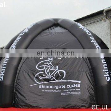 Black Color Inflatable Spider Dome Tent with Logo Printing