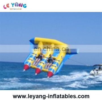 Inflatable flying fish /water ski tube / inflatable floating flyfish for beach