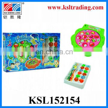 children plastic toy fishing play set for kids