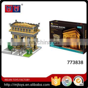 1626pcs building block for Triumphal Arch diamond block for sale