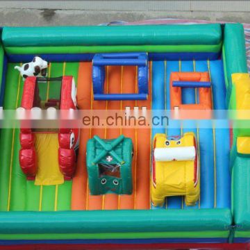 Endless fun and populare commercial grade vinyl tarpaulin FU036 inflatable playground