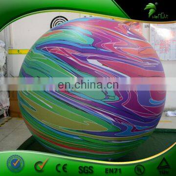 Full UV Printing Inflatable Advertising Balloon , PVC Gaint Inflatable Colorful Helium Sky Sphere Balloon for Event