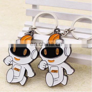 2018 customized souvenirs metal cartons design enamel keychain custom