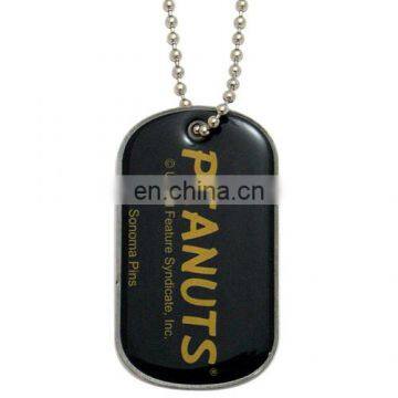 Custom Logo Printed Gold Metal Blank Dog Tag photo-2