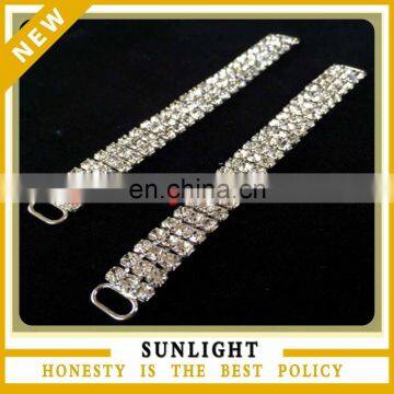 Wholesale clear rhinestone swimwear accessories rhinestone bikini connector