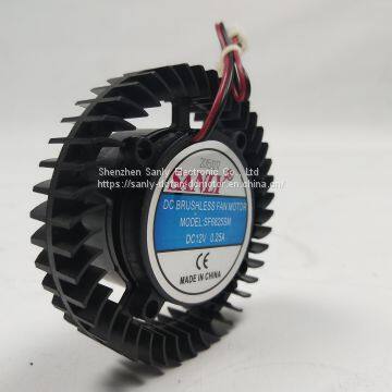 DC 12v 6825 Ball Bearing Brushless Cooling Fan Centrifugal Fan photo-2