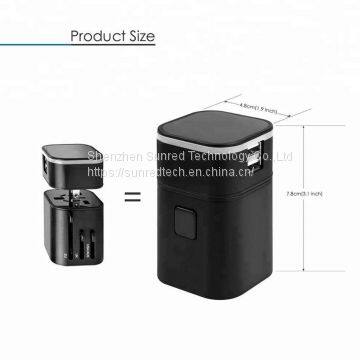 LED Logo Travel Multiple Plug/World Travel Adapter/Electrical Adapter Plug photo-3