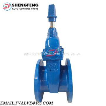 DIN3202 F4 PN16 DN150 ductile iron gate valve