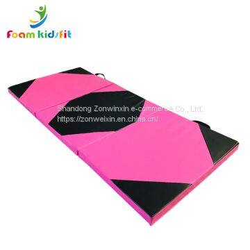 Mixed Cheap Gymnastic Folding Yoga Mat for Fitness Body Building photo-3