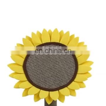 Hot selling low price cat scratcher/sunflower scratching post tree/cardboard for sell