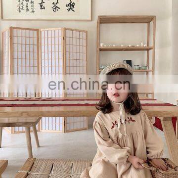 6674/Flower Embroidery Cute Fashion Kids Girl Dress Spring Newest Casual Exquisite Children Clothes photo-6