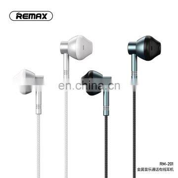Remax Rm-201 Metal Universal High Definition Sound Wired In-ear Headphone
