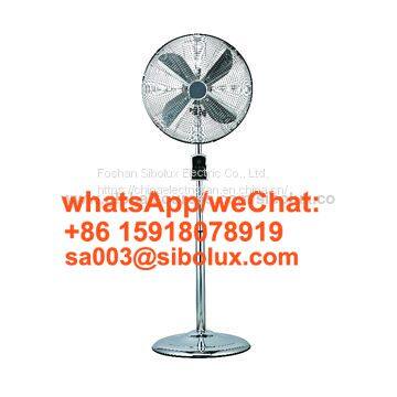 16 inch metal vintage stand electric fan with remote control/standing fan for office and home appliances