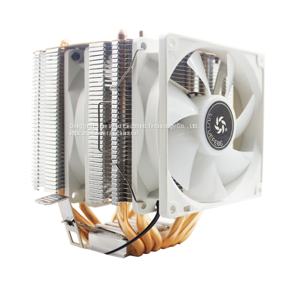 LIUYUEFENG X600 CPU Cooler 6 Heat Pipes With RGB Fan 3pin 90mm CPU Fan for Computer LGA775/115x/1366 AM2/AM3/AM4 photo-2