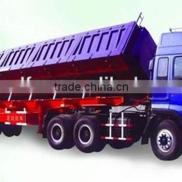 Dongfeng 3axle tipper trailer, semi tipper trailer from China for sale