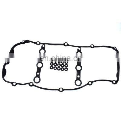 Free Shipping!VALVE COVER GASKET SET WITH GROMMETS/BOLT SEALS FOR BMW E46 E39 11121726537 New