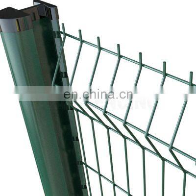 Haiao Fencing 3D Curved Welded Mesh Fence Peach Post Metal Fencing