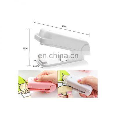 1Pcs Portable Mini Household Heat Sealing Machine Sealer Food Saver Plastic Bag Sealing Machine Capper Hand Pressure Hot Air