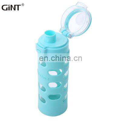 GiNT 580ml Manufactory Custom Logo Portable Glass Water Cup Anti-scald Glass Water Bottle with Handle