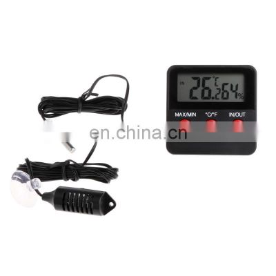 Digital incubator fish temperature and humidity meter thermometer aquarium digital, Reptile Humidity Meter with Remote Sensor