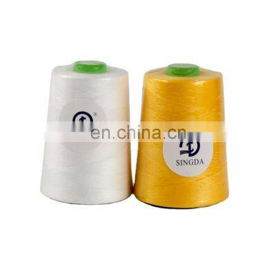 Good Quality 40/2 5000Yard Spun Polyester China Stock Lot Sewing Thread in Uzbekistan Sewing Thread For Bag Closing Machine