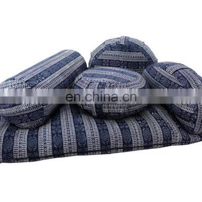 kapok and cotton filling custom label yoga meditation cushion set Indian supplier