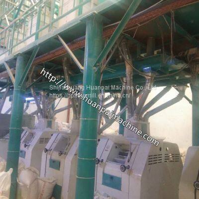 Corn Flour Making Machine Maize Meal Making Plant 50T Super Grain Flour Making Machine photo-2