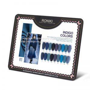 RONIKI Indigo Color Uv Nail Gel Polish Custom Gel Polish China UV Gel China Wholesaler photo-3