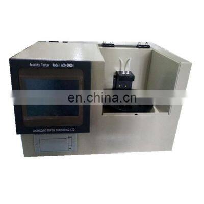 Digital edible oil acid value test equipment with astm d974