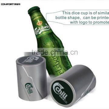 High popular cheap selling green acrylic dice cup