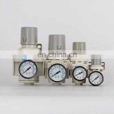 High Quality AR Series Air Source Treatment AR2000-01 Aluminum Alloy Pneumatic Pressure Regulator With Press Gauge