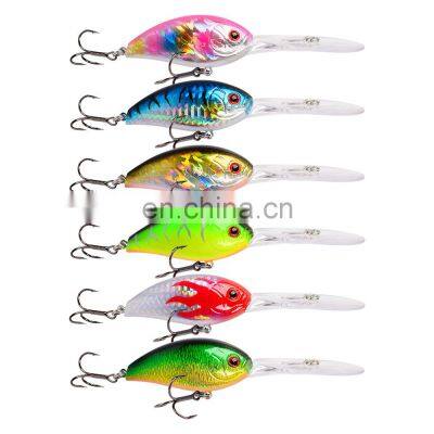 110mm Floating Road Sub-bait Fatty Plastic Hard Bait 18.5g Bionic Bait Rock crank lure