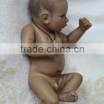 high quality black doll baby reborn doll kits