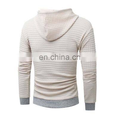 Wholesale Custom Plus Size Fashion Men's Autumn and Winter Warm Sports Long-sleeved Hooded Sweater Jacket Plus Size S-5XL photo-5