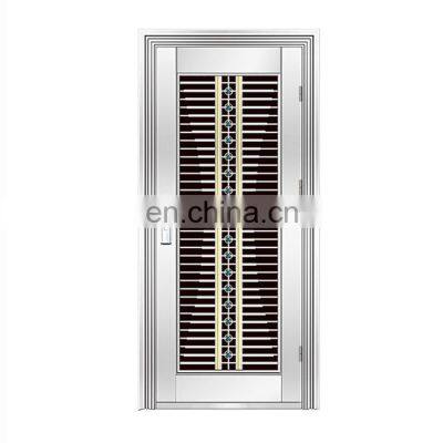Turkish Style Commercial Steel Wood Door Armored Door Designs Security Stainless Steel Door photo-5